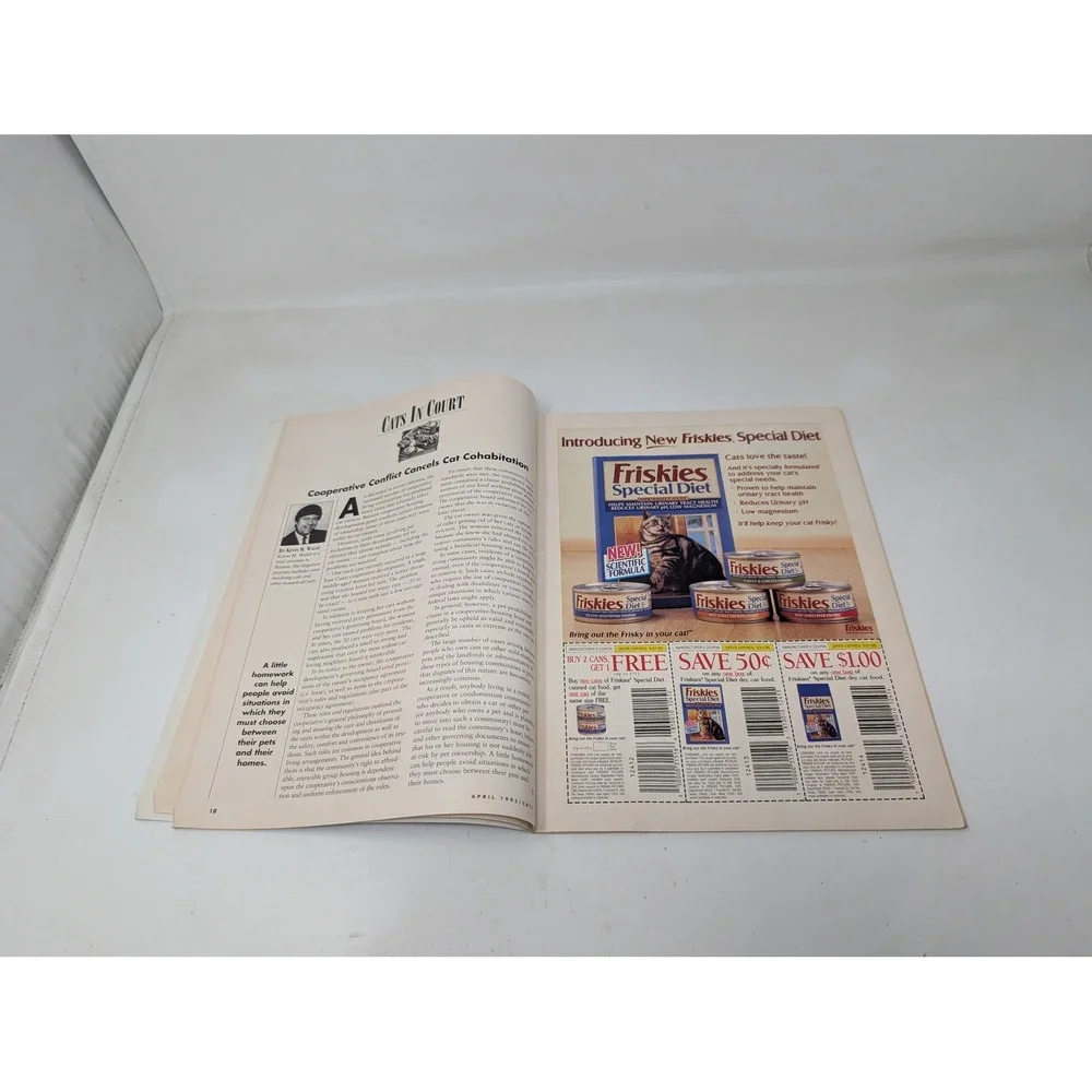 Cats‎ Magazine April 1995 DeLane Matthews Vintage 1990s 90s 50h Anniversary